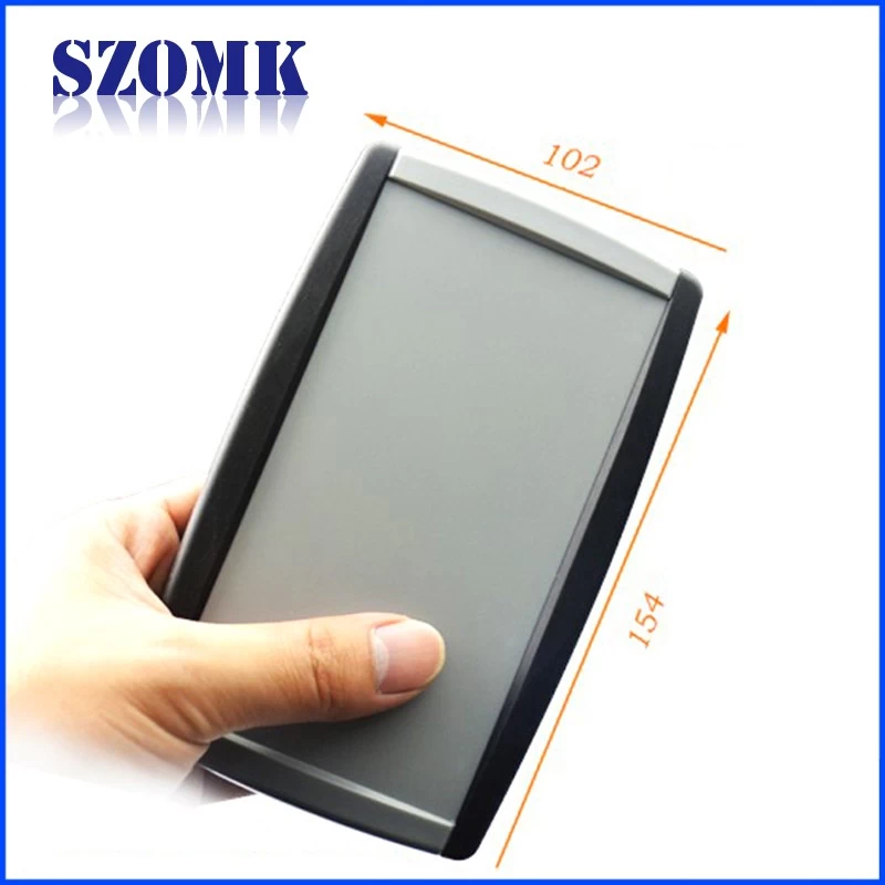 High quality low price handheld plastic enclosure for lcd device AK-H-59 190*81*31 mm