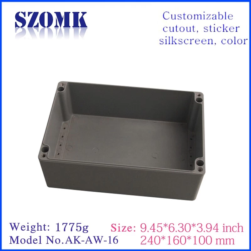 High quantity waterproof box die casting aluminum enclosure /AK-AW-16