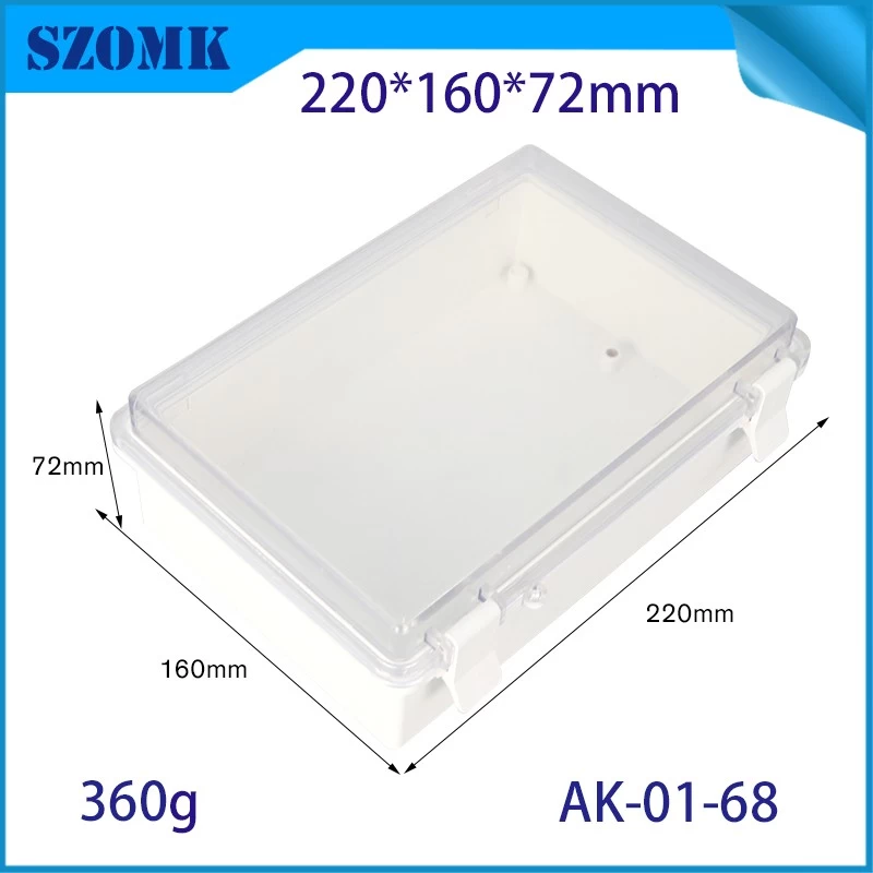 porcelana Caja impermeable con bisagras IP66 Monitoreo de seguridad al aire libre. fabricante