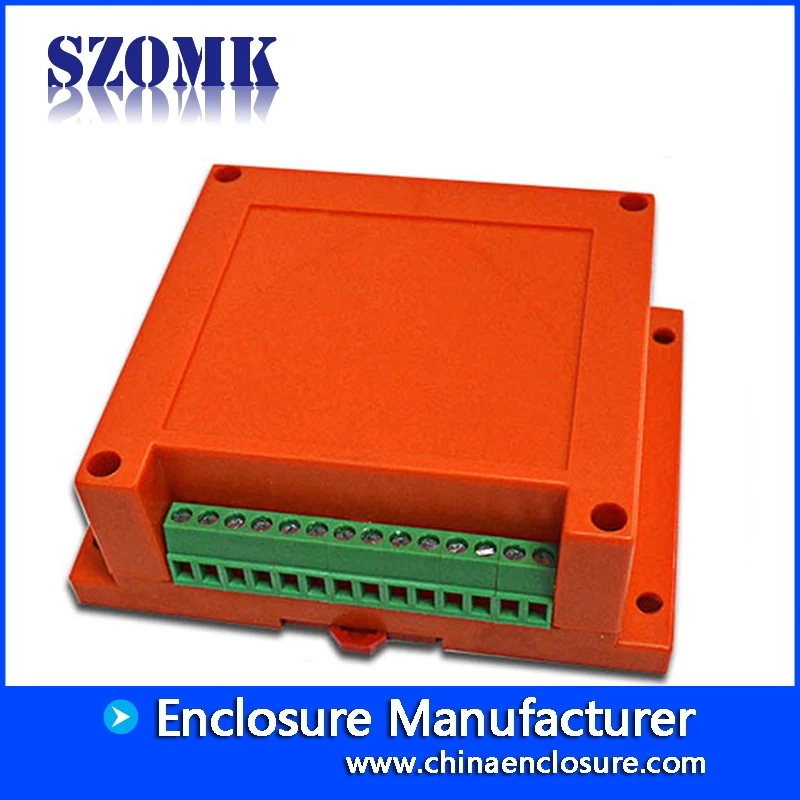 Hot selling din rail industry enclosure with teminal block from szomk with 115(L)*90(W)*40(H)mm AK-P-03C