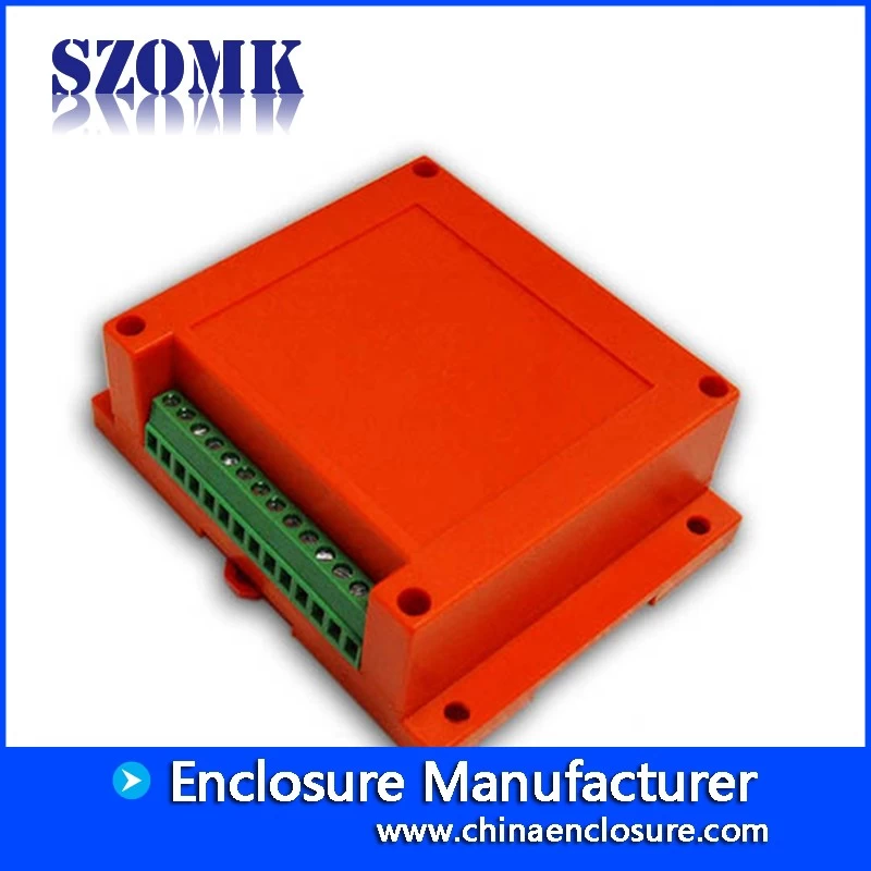 Hot selling din rail industry enclosure with teminal block from szomk with 115(L)*90(W)*40(H)mm AK-P-03C