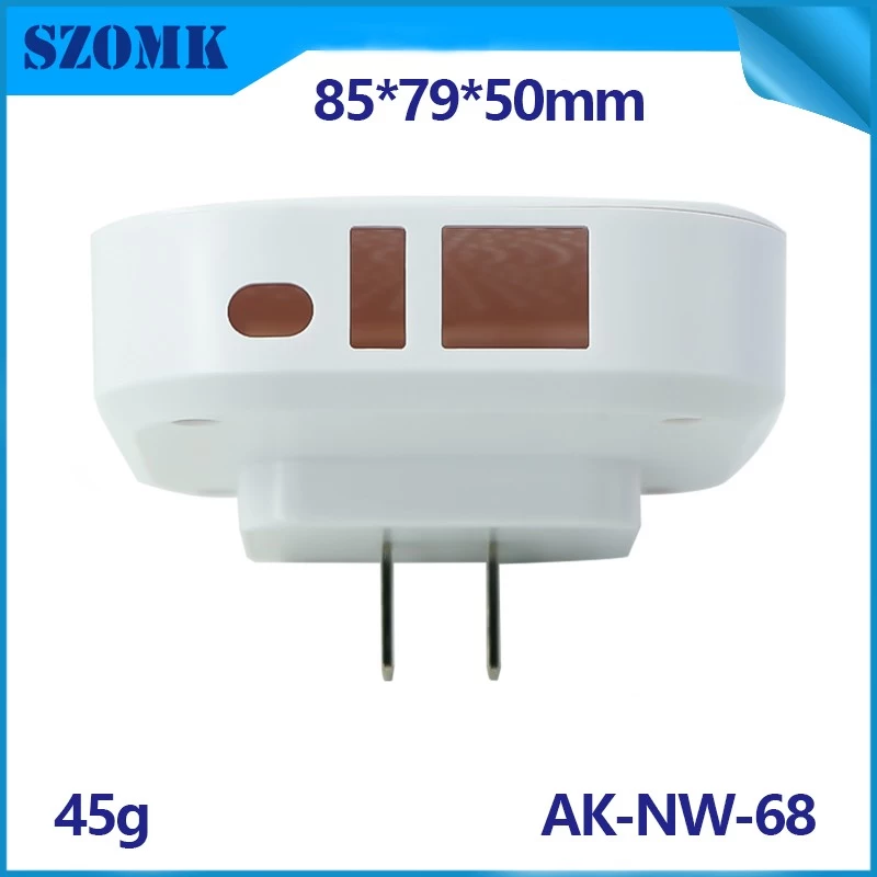 Humidity Temperature Sensor Smart Home Wireless Smoke Sense Plastic Enclosure AK-NW-68