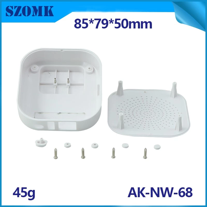 Humidity Temperature Sensor Smart Home Wireless Smoke Sense Plastic Enclosure AK-NW-68