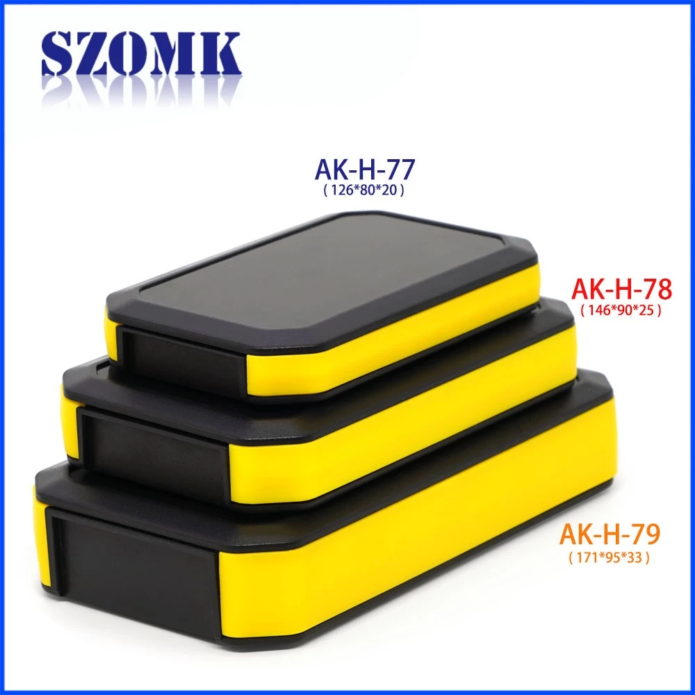 China IP65 waterptoof handheld plastic remote control box for electronic device AK-H-78 146*90*25mm manufacturer