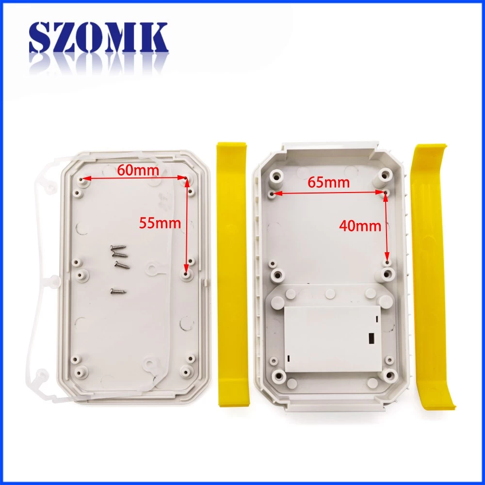 IP65 waterproof handheld plastic remote control box with AA battery hold  AK-H-78a 146*90*25mm