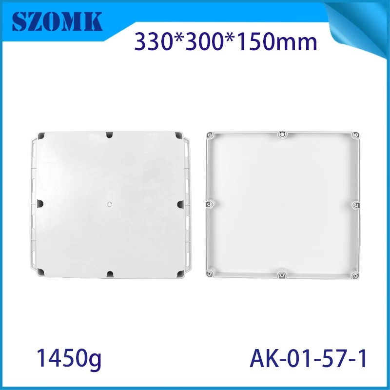 IP66 330*300*150mm Waterproof Outdoor Plastic Wall Mounting Junction box AK-01-57-1