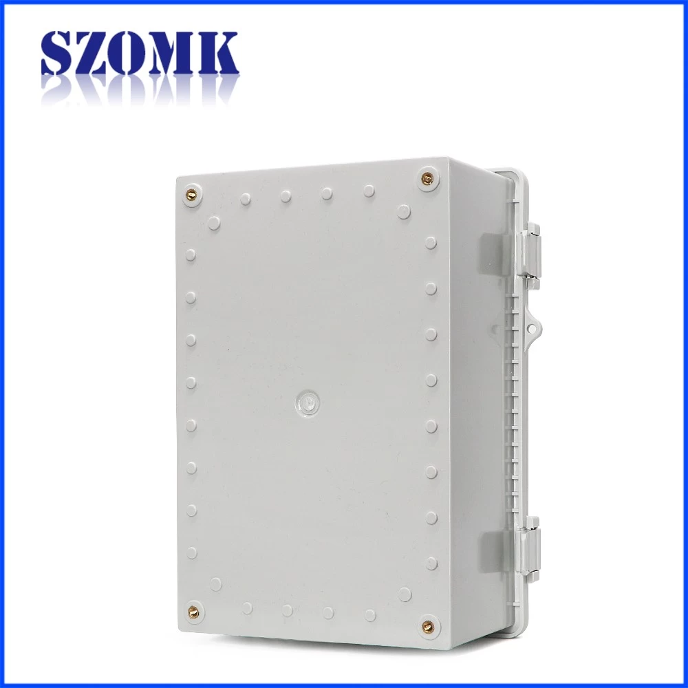 Large size hinge cover waterproof box sealed box IP65 plastic eletronics enclosure AK-01-31 285*189*140 mm