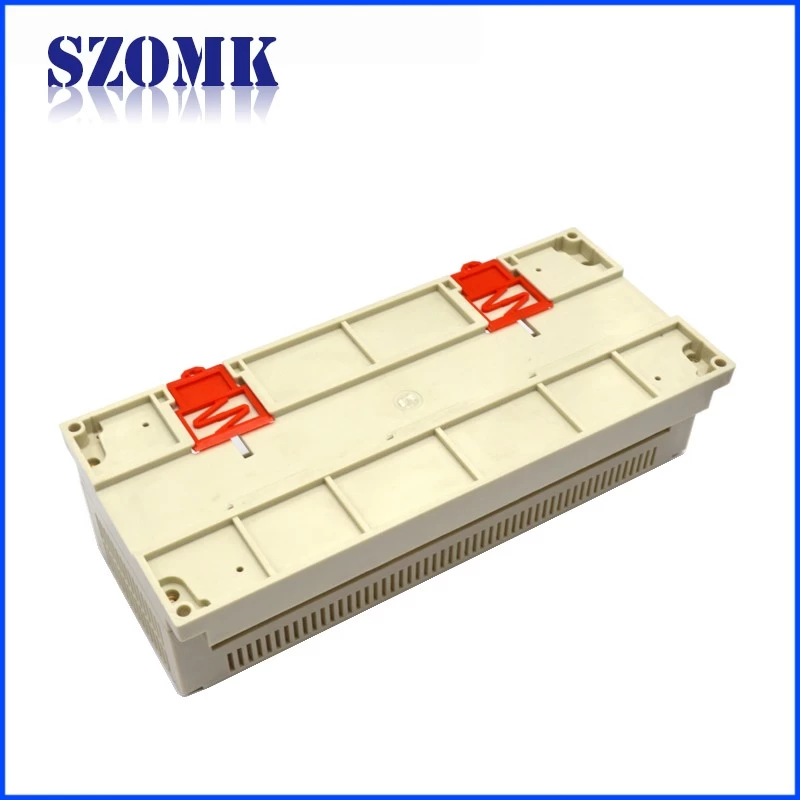 Cost-effective plastic Din Rail Electronic Enclosure Project Box for electronic AK-P-22 250*110*65mm