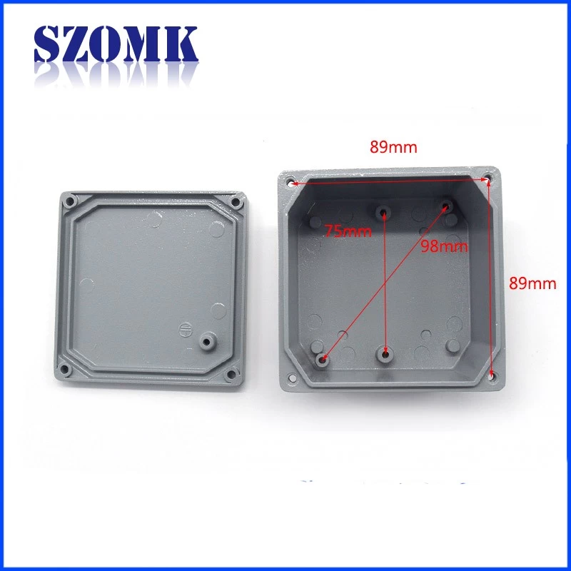 New Waterproof Plastic Electronic Enclosure Project Box wall mounted china cabinet metal waterproof enclosures for electronics