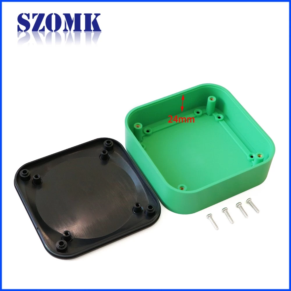 New design ABS electronic hinged plastic enclosure switch connector box AK-S-123   98*98*32mm
