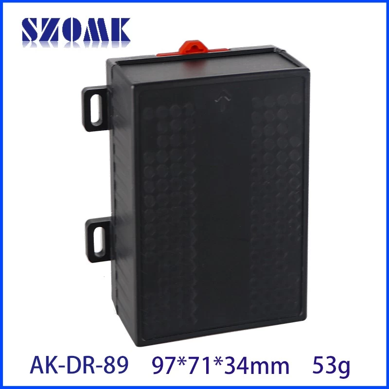 New design high quality din railfor electronic device din rail industrial control enclosure AK-DR-89