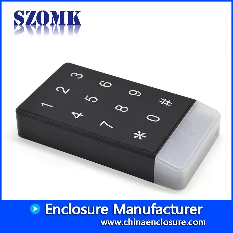 New design plastic door access enclosure with keypad and led light line 100*55*17mm AK-R-137