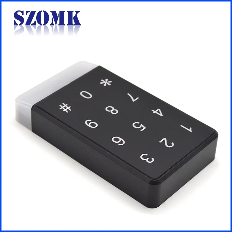 New design plastic door access enclosure with keypad and led light line 100*55*17mm AK-R-137