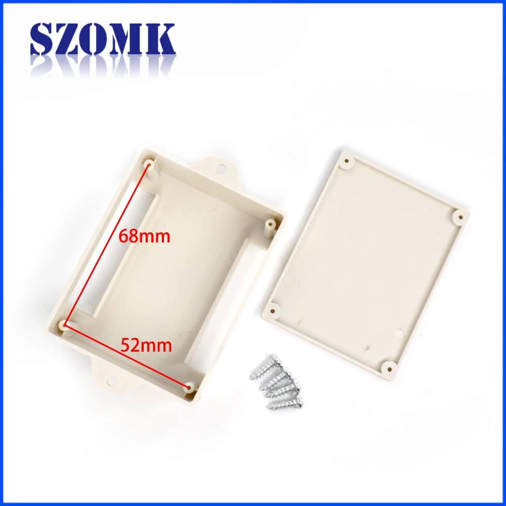 New design small wall mounted plastic din rail industrial controlcase for electronic service AK-P-28 80*62*29mm