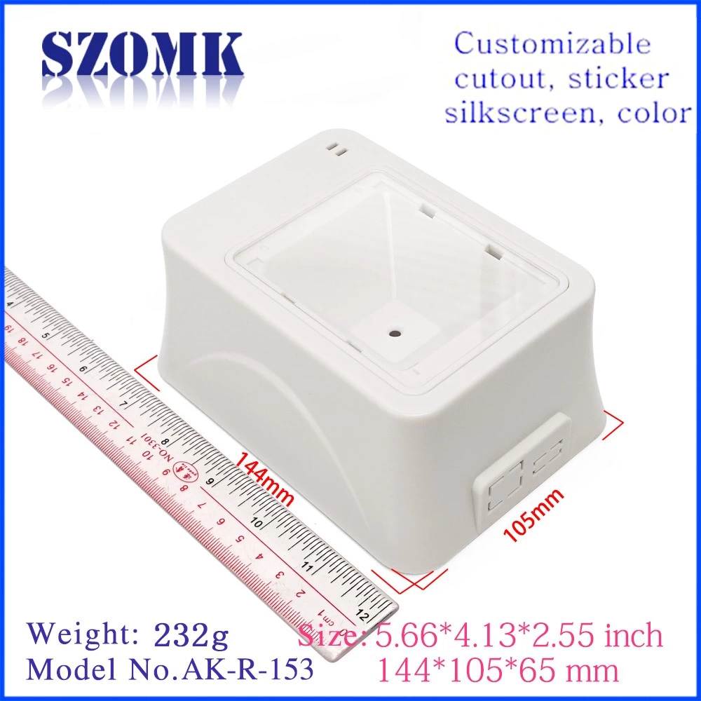 New type IP54 plastic injection enclosure for scanner AK-R-153  144*105*65mm