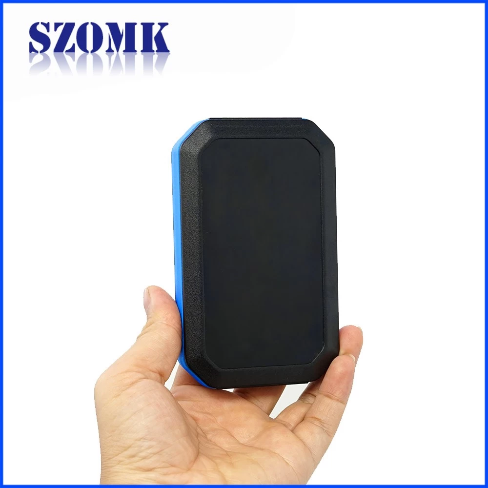 New type IP65 plastic waterproof handheld enclosure with battery holder for electronics AK-H-77a 126*80*20mm