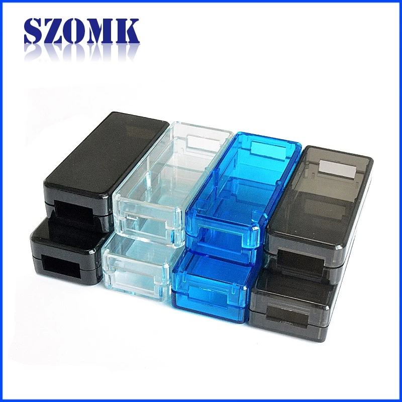 New type material transprant plastic enclosure for USB device AK-N-12 53*24*14 mm