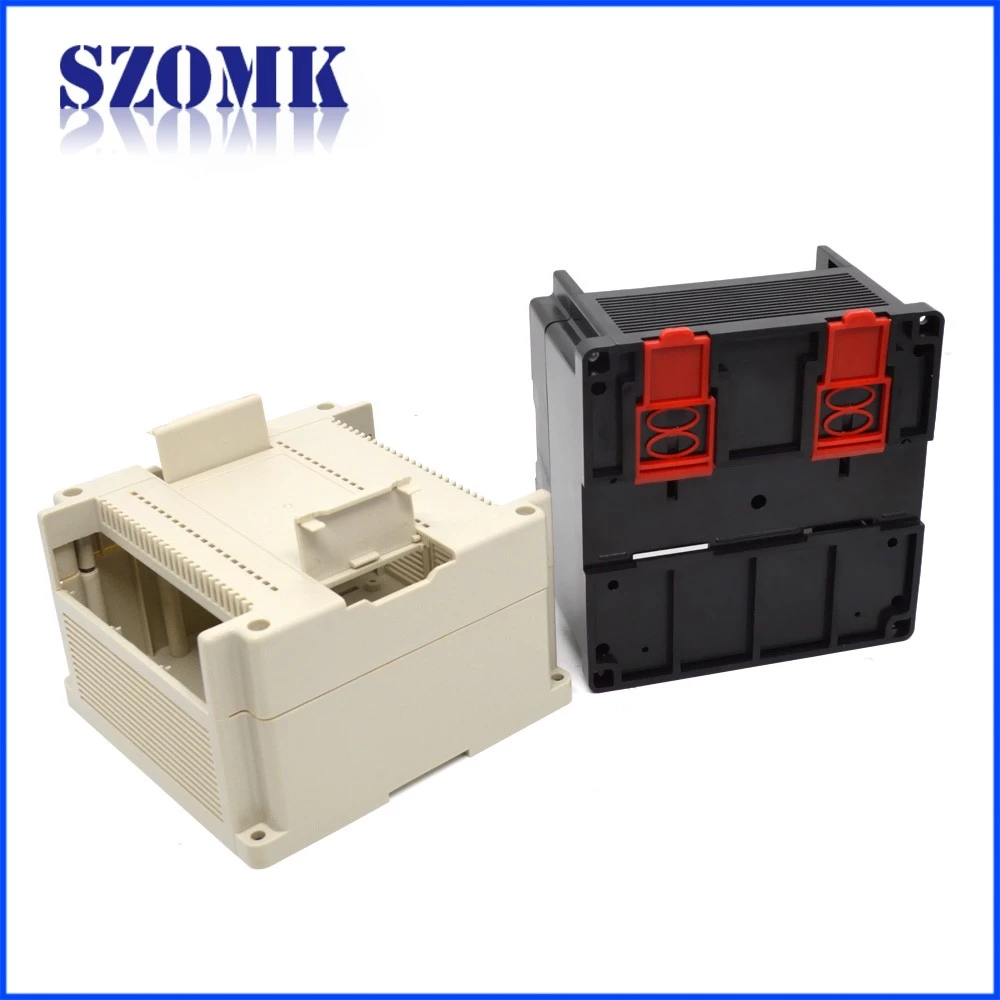 New type plastic din rail enclosure shell for control box  housing AK-P-31 140*135*85mm