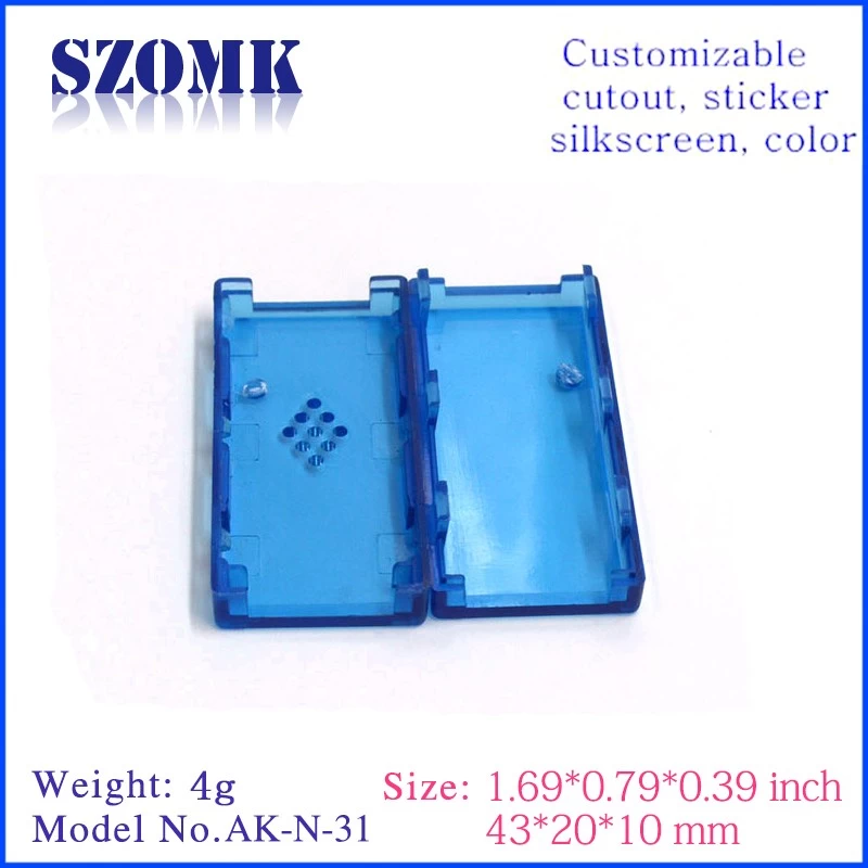 New type transparent enclosure for USB device AK-N-31 43*20*10 mm
