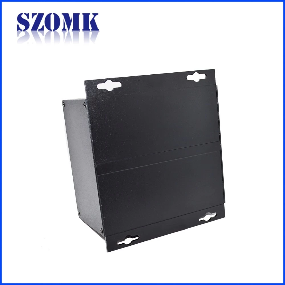 OEM Custom Aluminum Extrusion Enclosure Storage Box with Side Covers AK-C-A46b  130*150*72mm