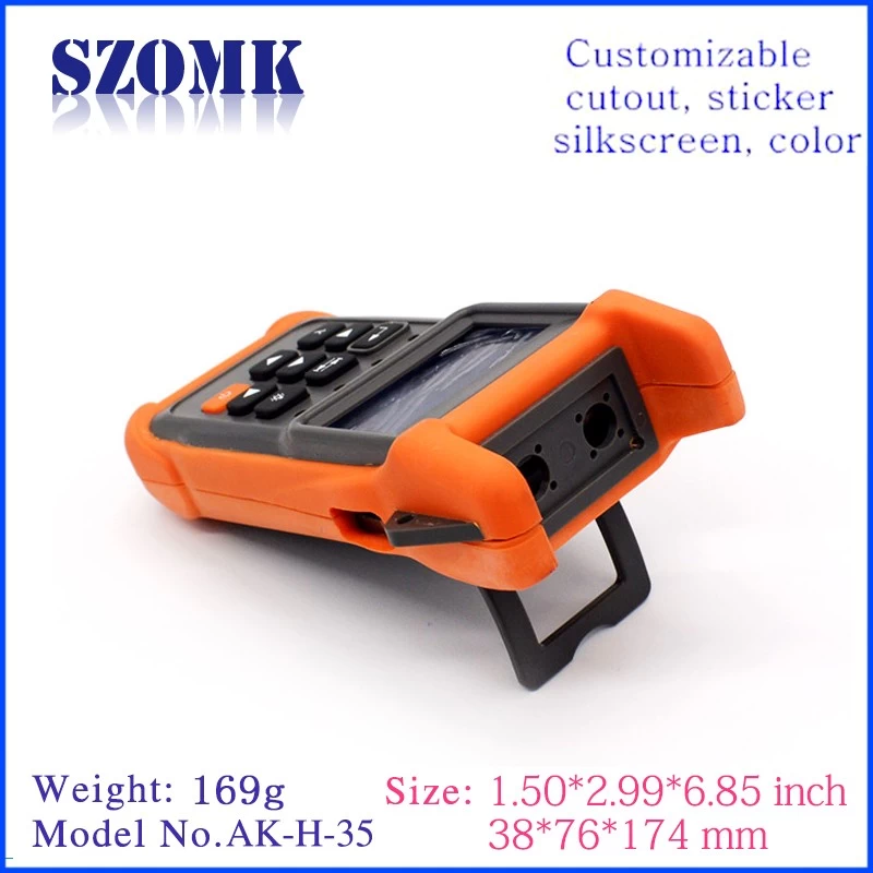 OEM Plastic Handheld Enclosure electronic Casing Box for PCB AK-H-35 38*76*174mm