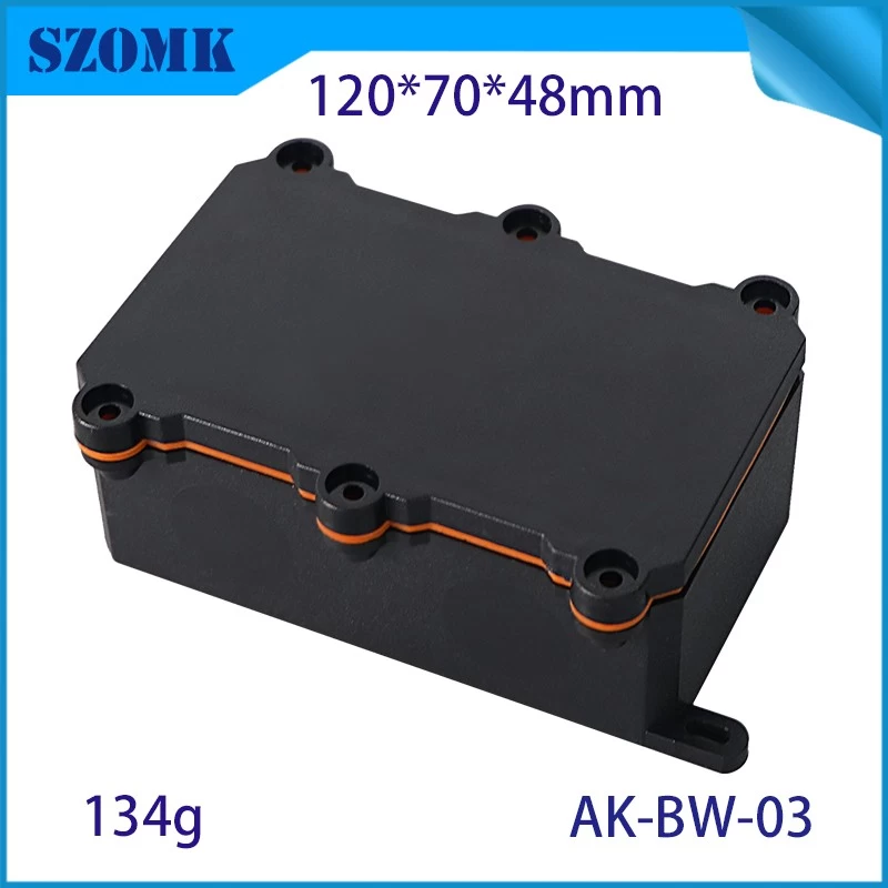 China Outdoor waterproof plastic enclosures IP68 PC  circuit board protection juction box ,use for Outdoor lamp, geographical lamp AK-BW-03 manufacturer