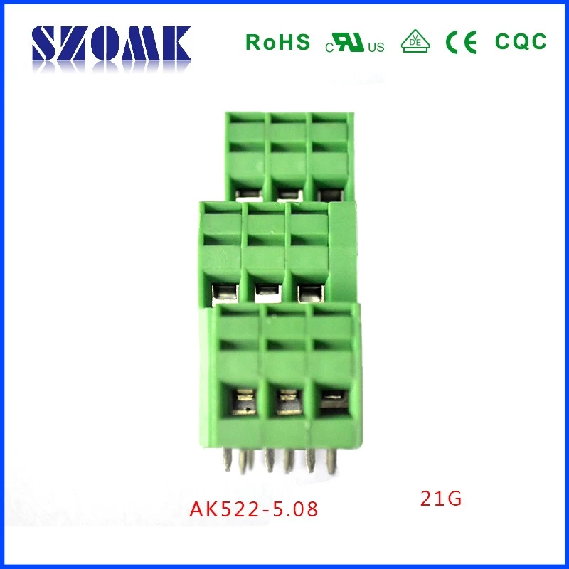 PCB screw terminal block connectors   AK522-5.08