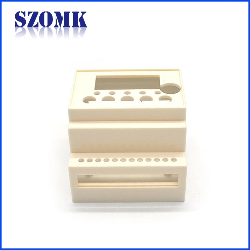 wall mounting din rail plastic electronic project enclosure , AK-DR-31, 93*72*59mm