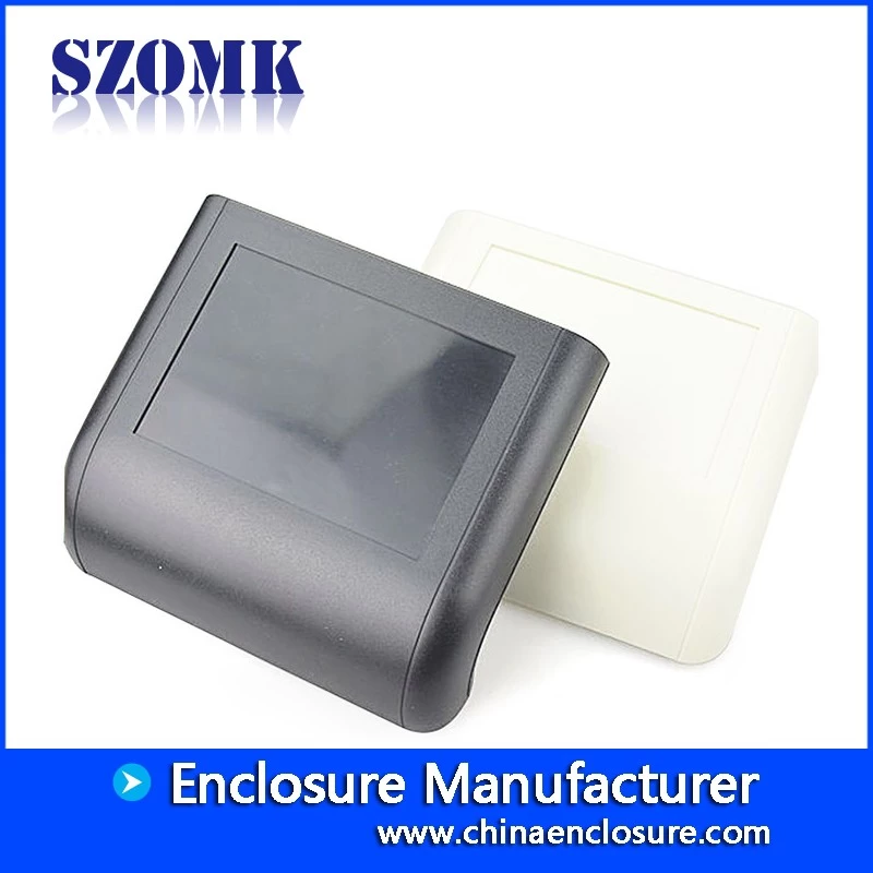 Plastic ABS Network Router Enclosure from SZOMK/ AK-NW-07/ 120x140x35mm