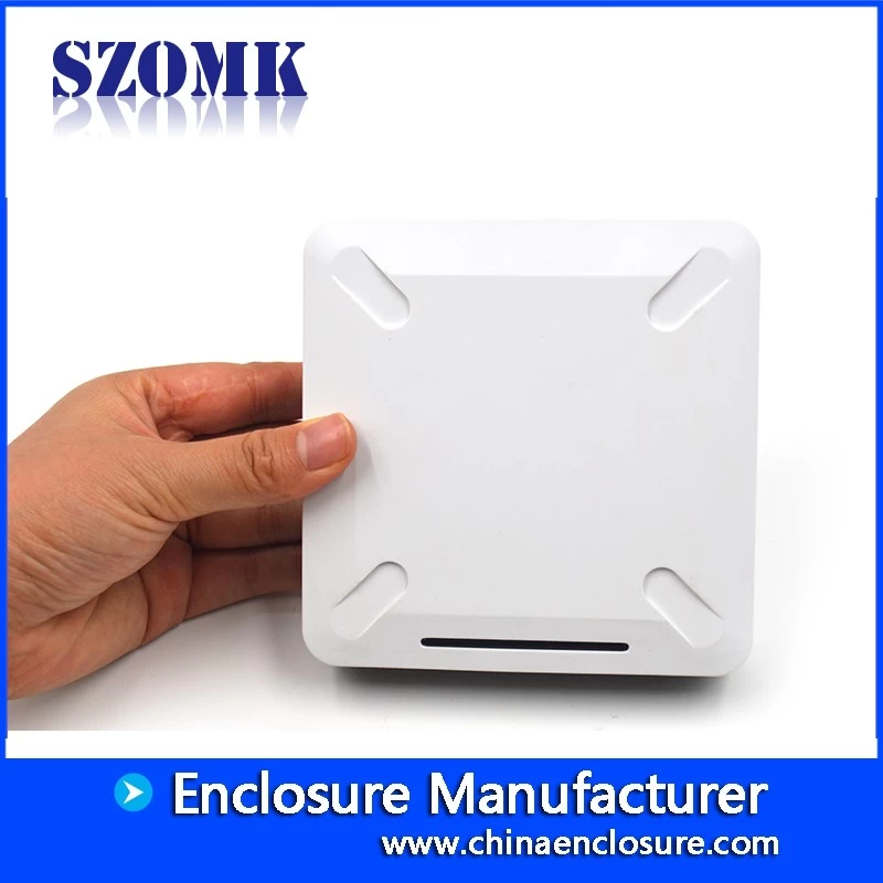 Plastic Electrical Housing/Enclosure/Box for Wifi Router Design and In... AK-NW-05 120x120x25mm