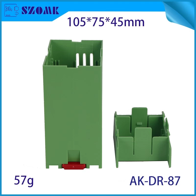Plastic din rail Enlcosures Terminal Blocks Enclosure  AK-DR-87