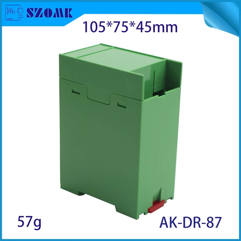 중국 플라스틱 DIN 레일 enlcosures 터미널 블록 인클로저 AK-DR-87 제조업체