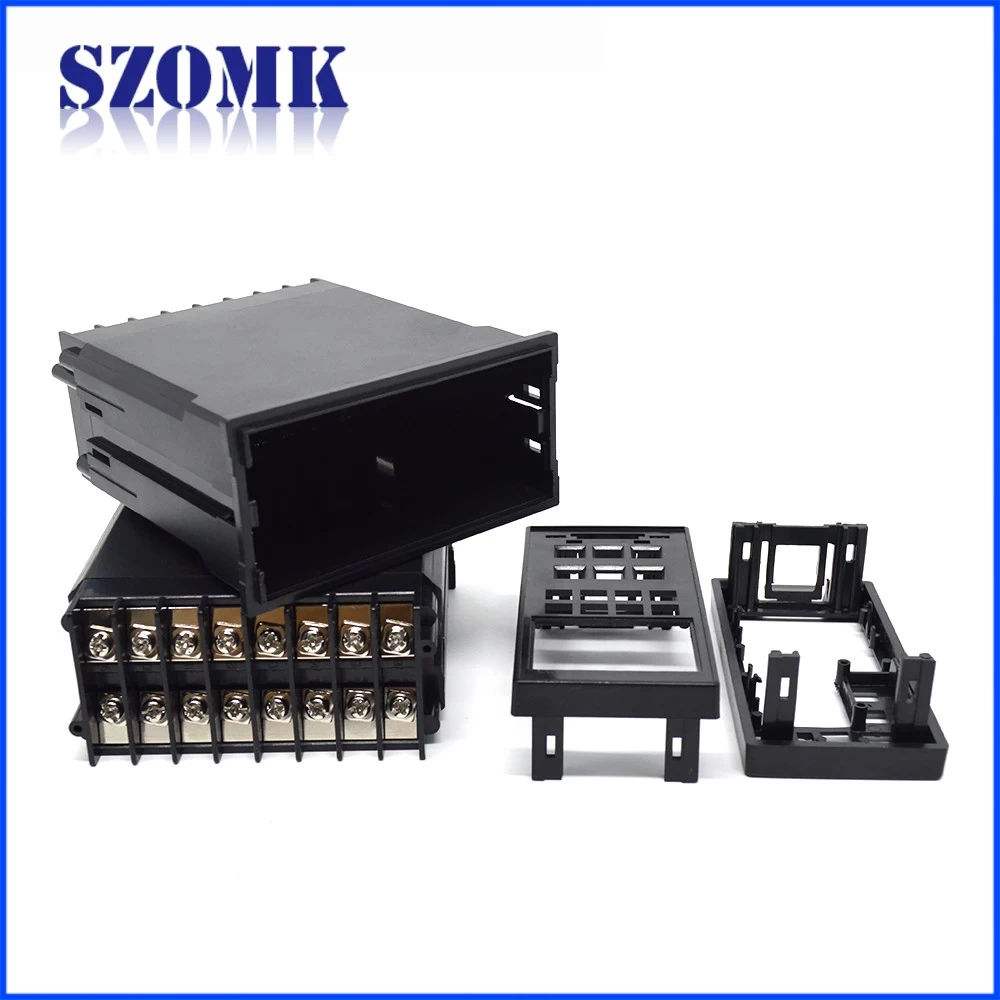 Plastic din rail electronics instrument case wall mount plastic control box/AK-DR-52/112*95*48mm