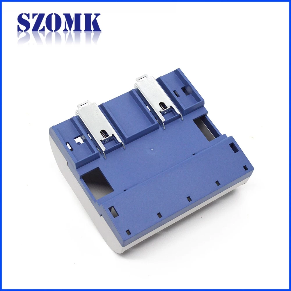 Plastic electronics din rail enclosure for pcb housing PLC device junction box AK-DR-60 120*110*51