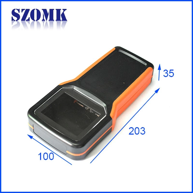 Plastic enclosure handheld junction boxes for electronic project/AK-H-32/203*100*35mm
