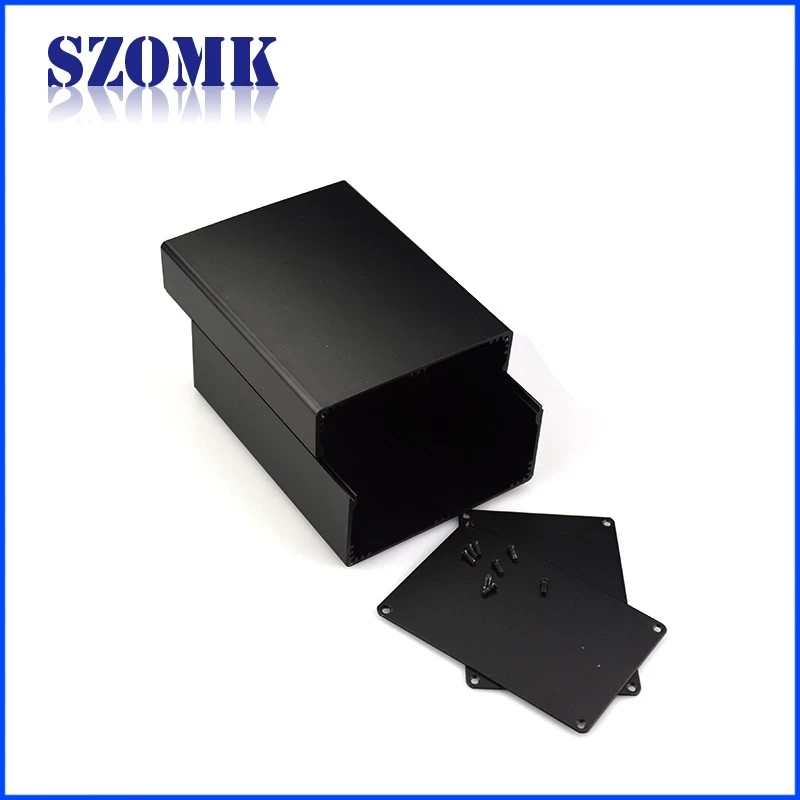 Popular black color manufacture custom aluminum enclosure for pcb supply AK-C-C36 83*120*155mm 