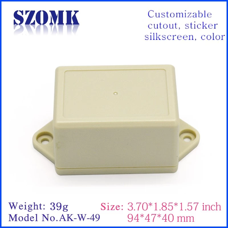 Power electric products shenzhen plastic wall mount case AK-W-49