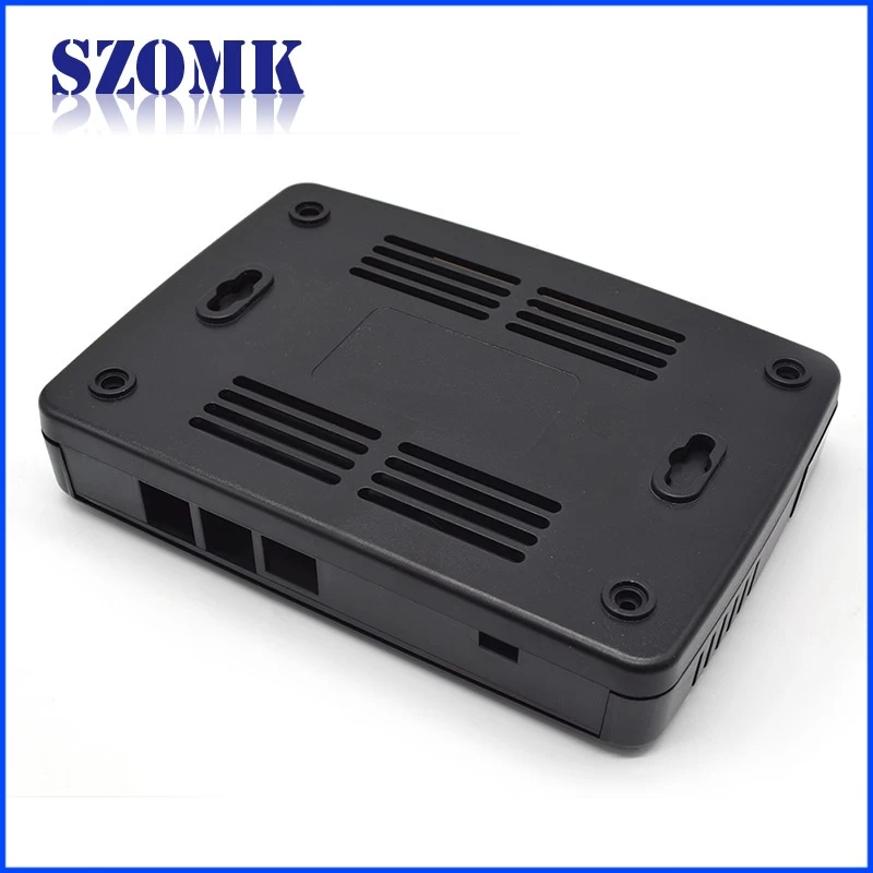 Professional Plastic ABS Network Router Enclosure from SZOMK/ AK-NW-12a/ 173x125x30mm
