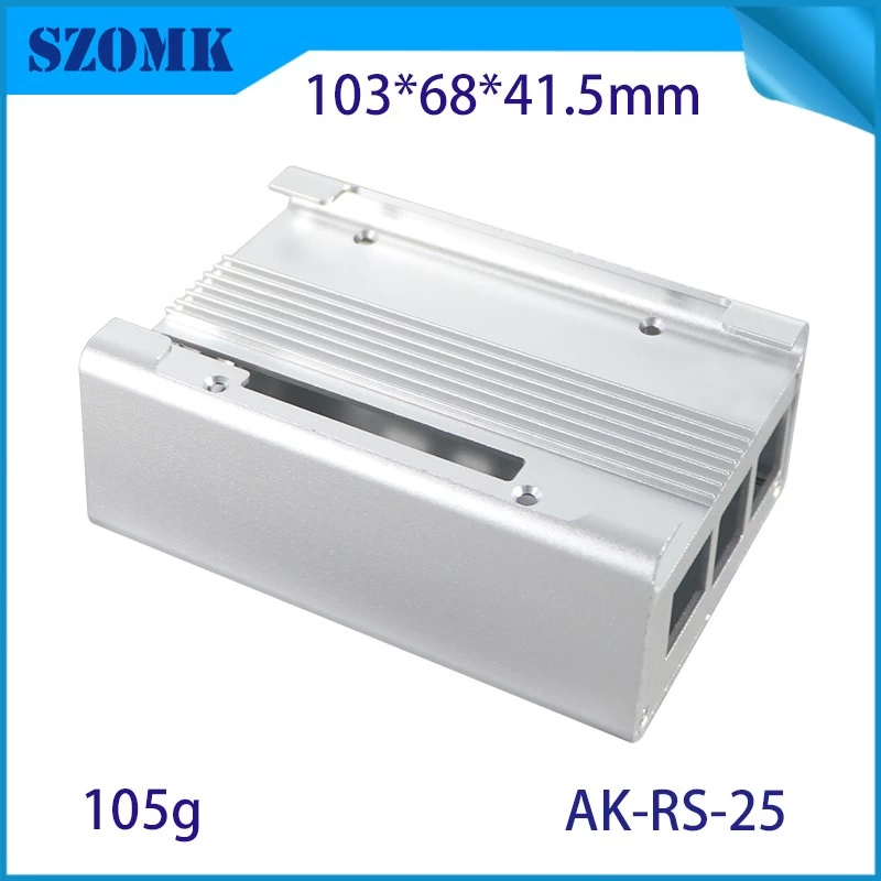 Raspberry PI Aluminum Heat Sink Enclosure AK-RS-25 103*68*41 MM