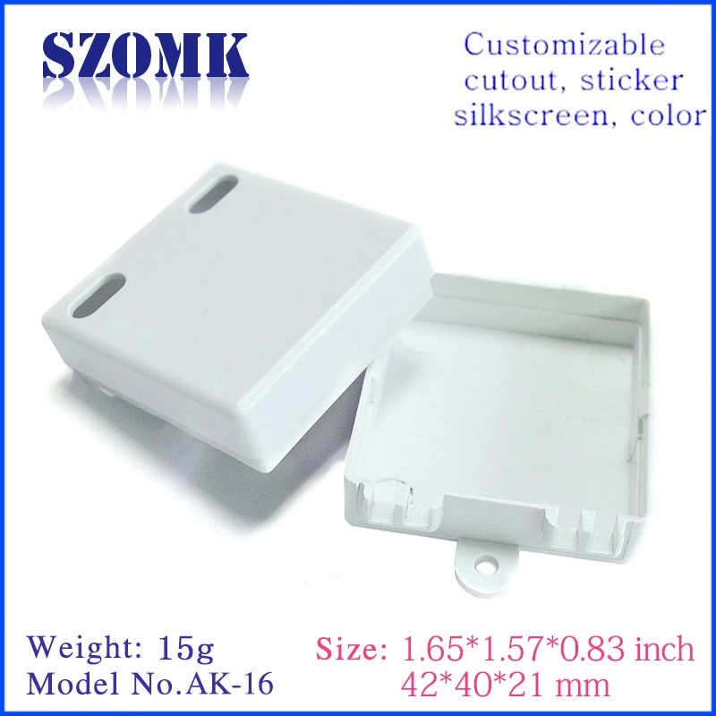 SZOMK ABS plastic enclosure Led driver case for electronics AK-16 42*40*21mm