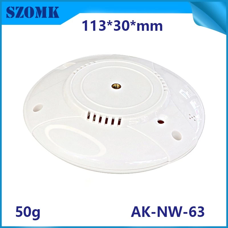 SZOMK ABS plastic wifi router enclosure box plastic network enclosure like TAKACHI outdoor network switch enclosure case AK-NW-63/113*30mm