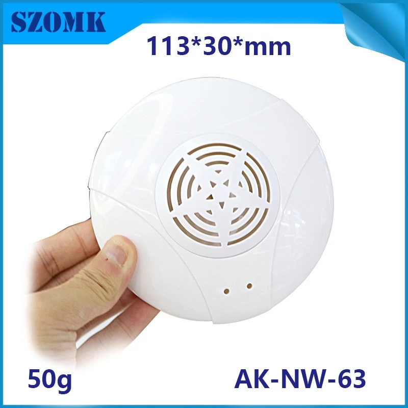 SZOMK ABS plastic wifi router enclosure box plastic network enclosure like TAKACHI outdoor network switch enclosure case AK-NW-63/113*30mm