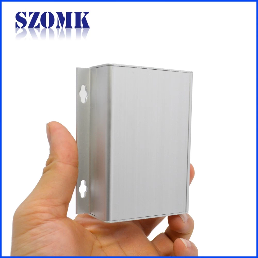 SZOMK China aluminum profile housing plc power switch enclosure controller box size 90*78*27mm