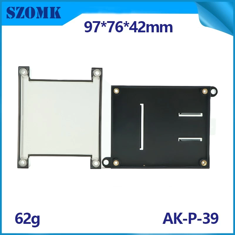 SZOMK DIN RIA1外壳外壳用于电子产品常用ABS塑料控制箱AK-P-39