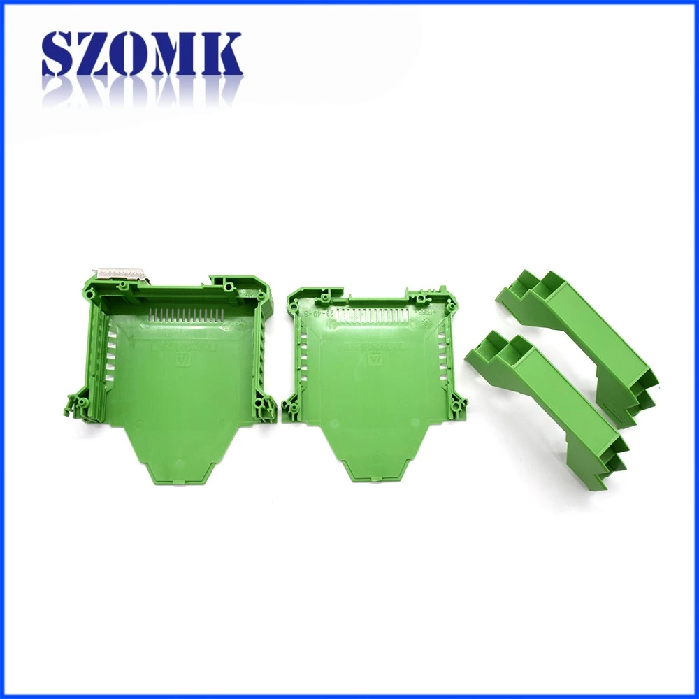 SZOMK Din rail modular electronics instrument plastic enclosures for pcb supplier AK-DR-51 114*100*35mm