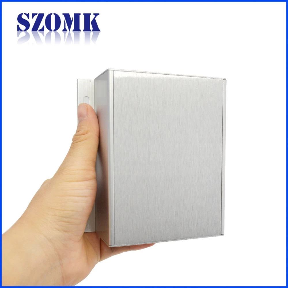 SZOMK Extruded industrial aluminum profile  extrusion enclosure for machinery  AK-C-A44  130*128*52mm