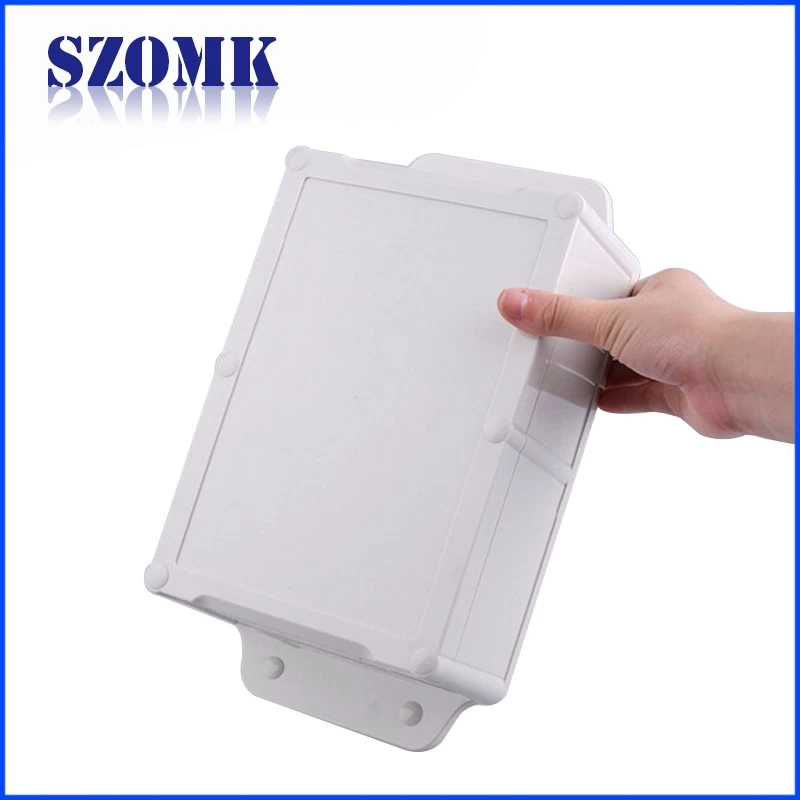SZOMK IP68 waterproof enclsoure ABS OEM plastic enclosure for electronics AK10008-A1 260*143*75mm