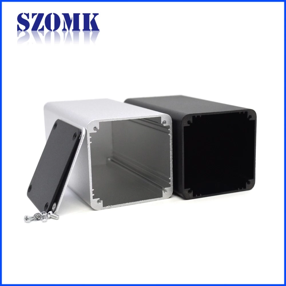 SZOMK OEM custom material CNC bending aluminium case manufacturer AK-C-B86  100*52*52mm