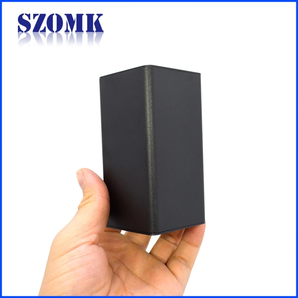 SZOMK OEM custom material CNC bending aluminium case manufacturer AK-C-B86  100*52*52mm