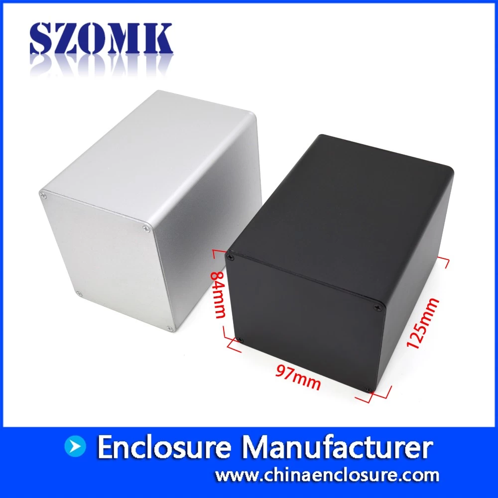 SZOMK Popular Aluminum enclosure for electronics AK-C-B88 125*97*84mm